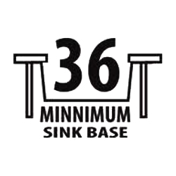 36 Minnimum Sink Base